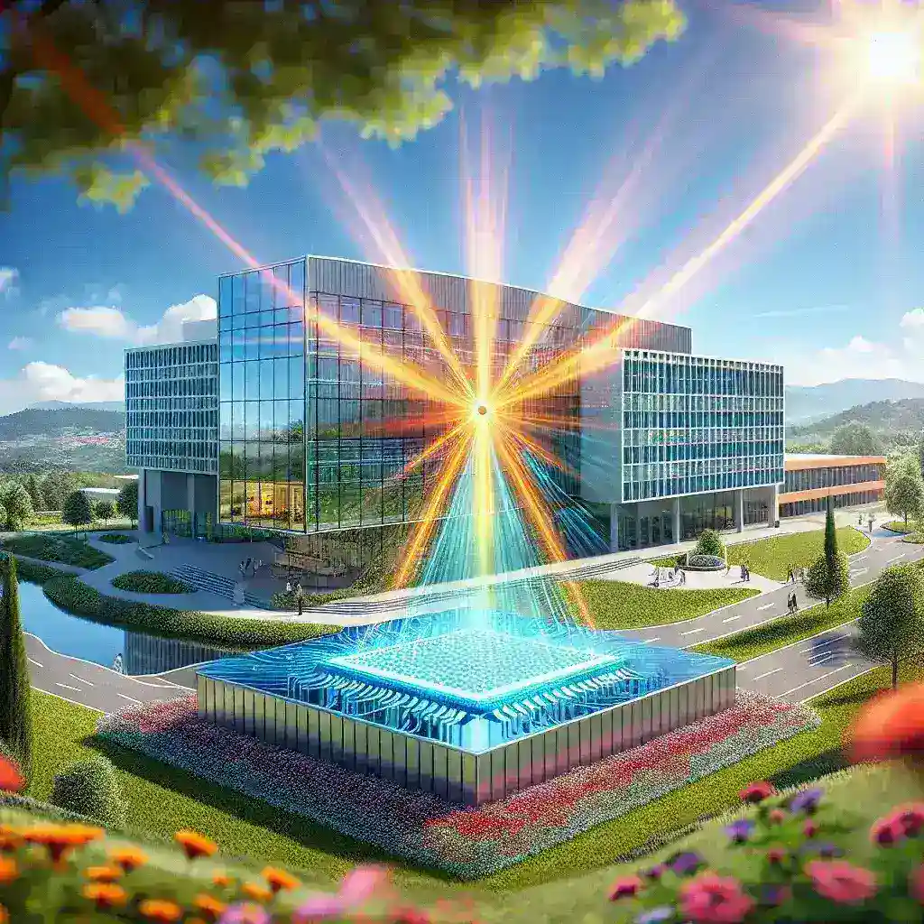 "Centro europeo de investigación en chips fotónicos inaugurado en Cataluña, mostrando instalaciones modernas y equipos de última tecnología para el desarrollo de soluciones avanzadas en fotónica."